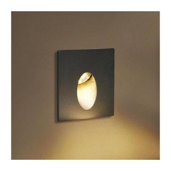 BRILAGI - LED kültéri beépíthető lámpatest STAIRDOT LED/2W/230V fekete IP65 szögletes BRI304 kép