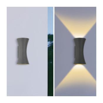 BRILAGI - LED kültéri fali lámpa BICON LED/10W/230V antracit IP44 BRI301 kép