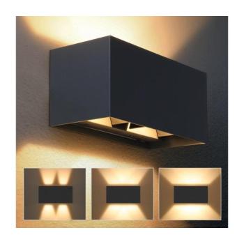 BRILAGI - LED kültéri fali lámpa DOUBLE CUBE LED/12W/230V antracit IP65 WO-HR60861-2-LED-OEM-ANT kép