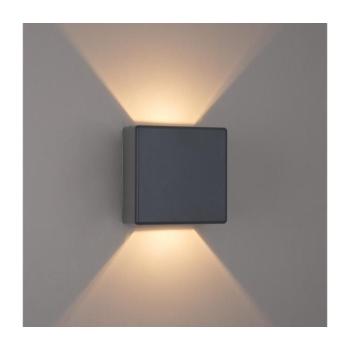 BRILAGI - LED kültéri fali lámpa DOUBLERAY LED/6W/230V antracit IP54 BRI650 kép