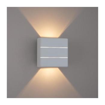 BRILAGI - LED kültéri fali lámpa DOUBLERAY LINE LED/6W/230V fehér IP54 BRI656 kép