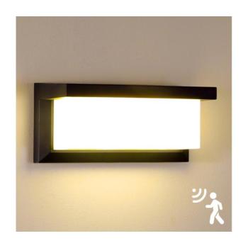 BRILAGI-LED Kültéri fali lámpa érzékelővel BRICKY LED/12W/230V fekete IP54 BRI076 kép