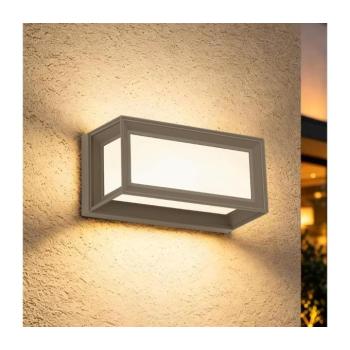 BRILAGI - LED kültéri fali lámpa mozgásérzékelővel PARKER LED/12W/230V szürke IP44 BRI886 kép