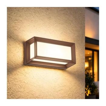 BRILAGI - LED kültéri fali lámpa PARKER LED/12W/230V 3000/4500/6000K barna IP44 BRI884 kép