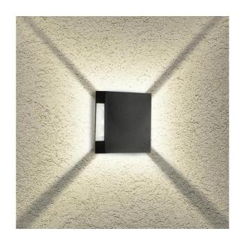 BRILAGI - LED kültéri fali lámpa QUADRAY LED/4W/230V fekete IP65 BRI247 kép
