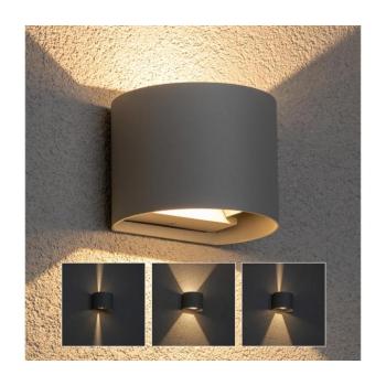 BRILAGI - LED Kültéri fali lámpa RONDO LED/6W/230V szürke IP54 WO-HR60431-LED-OEM-SA kép