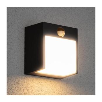 BRILAGI-LED kültéri fali lámpa szenzorral TERNI LED/12W/230V fekete IP44 WO-HR60421S-OEM kép