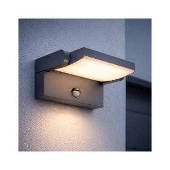 BRILAGI - LED kültéri fali lámpatest ANKLE LED/12W/230V IP65 fekete BRZGDPW048-CR/PIR kép