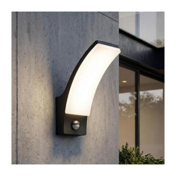BRILAGI - LED kültéri fali lámpatest ARCELO LED/12W/230V IP65 fekete BRZGDPW055-CR/PIR kép