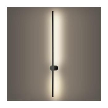 BRILAGI - LED kültéri fali lámpatest AURA LED/20W/230V 4000K IP54 fekete BRI265 kép