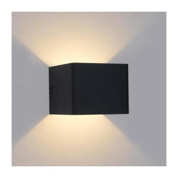 BRILAGI - LED kültéri fali lámpatest DONNANI LED/5W/230V 10 cm fekete IP44 BRI755 kép