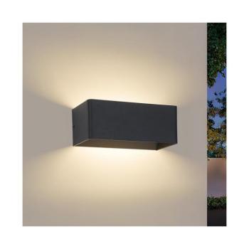 BRILAGI - LED kültéri fali lámpatest DONNANI LED/7W/230V 20 cm fekete IP44 BRI759 kép
