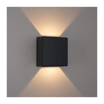 BRILAGI - LED kültéri fali lámpatest DOUBLERAY LED/6W/230V fekete IP54 BRI651 kép