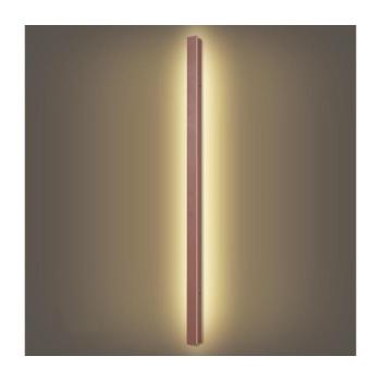 BRILAGI-LED kültéri fali lámpatest LINEAR LED/32W/230V 3000K IP65 140 cm barna CRI 90 BRI833 kép