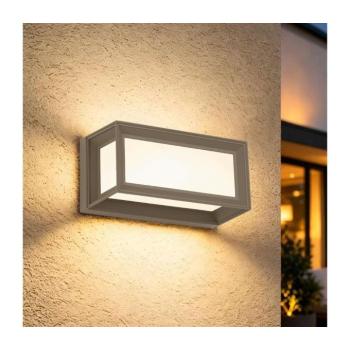 BRILAGI - LED kültéri fali lámpatest PARKER LED/12W/230V szürke IP44 BRI879 kép