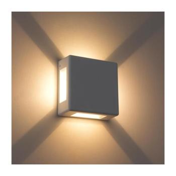BRILAGI - LED kültéri fali lámpatest QUADRAY LED/6W/230V fehér IP54 BRI648 kép
