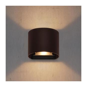 BRILAGI - LED kültéri fali lámpatest RONDO LED/6W/230V barna IP54 WO-HR60431-LED-OEM-RUST kép