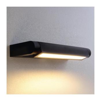 BRILAGI - LED Kültéri fali lámpatest SALERNO LED/12W/230V 35,5 cm fekete IP65 WO-HR60281-350-OEM-BLK kép