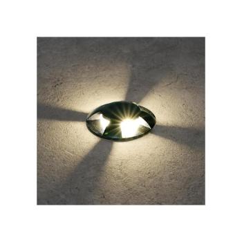 BRILAGI - LED kültéri, gépjárműterhelésre alkalmas földbe süllyeszthető világítótest GROUNDRAY LED/1W/230V fekete IP67 BRI258 kép