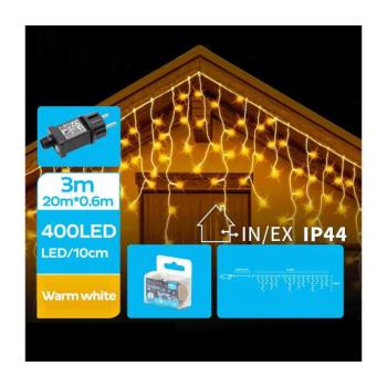 BRILAGI - LED kültéri karácsonyi fényfüzér 400xLED/8 funkciós 23x0,6m IP44 meleg fehér B10303ACDB kép