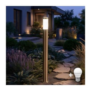 BRILAGI - LED kültéri lámpa ELIA 1xE27/7W/230V 4000K IP44 100 cm króm BG5750+BG0216 kép