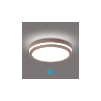 BRILAGI - LED kültéri lámpa érzékelővel BENE LED/24W/230V Ø 26 cm barna IP54 BRI734 kép