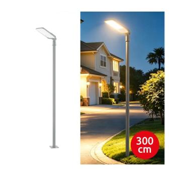BRILAGI-LED kültéri lámpa oszloppal és kl. 3 m URBANLIGHT LED/100W/230V szürke IP65 BG4767+BG3820 kép