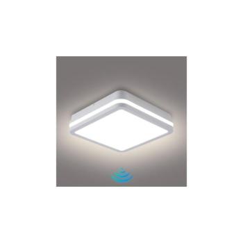 BRILAGI - LED kültéri lámpatest érzékelővel BENE LED/18W/230V 22x22 cm fehér IP54 BRI586 kép