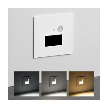 BRILAGI - LED lépcsővilágító lámpatest érzékelővel JACK LED/3W/230V 3000/4000/6500K fehér GXDO093 kép