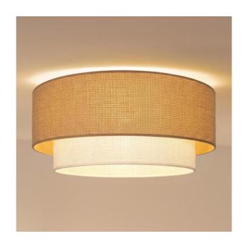 BRILAGI - LED mennyezeti lámpa BOHO ECO 1xE27/10W/230V Ø 40 cm bézs/krém 8590828052456 kép