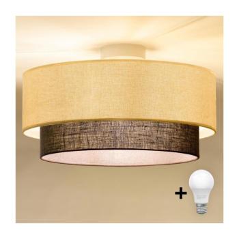 BRILAGI - LED mennyezeti lámpa BOHO STYLE 1xE27/15W/230V Ø 40 cm krémszínű/barna 8590828027935 kép