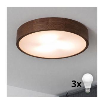 BRILAGI - LED mennyezeti lámpa CARVALHO 3xE27/60W/230V tölgy-dió, átm. 47 cm 8590828607182 kép
