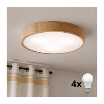 BRILAGI - LED mennyezeti lámpa CARVALHO 4xE27/60W/230V tölgy, átmérő 57,5 cm 8590828002130 kép