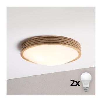 BRILAGI - LED mennyezeti lámpa CARVALHO MODERN SLIM 2xE27/60W/230V, átmérő 37,5 cm, tölgy 8590828039419 kép