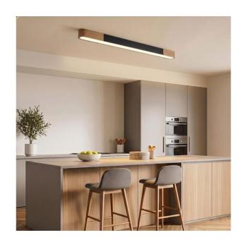 BRILAGI - LED mennyezeti lámpa GARDALINE LED/100W/230V 120 cm tölgy/fekete 223OLY1182 kép