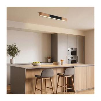 BRILAGI - LED Mennyezeti lámpa GARDALINE LED/100W/230V 80 cm tölgy/fekete 223OLY1181 kép
