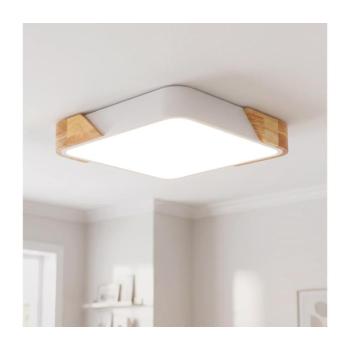 BRILAGI - LED mennyezeti lámpa PILANA LED/24W/230V tölgy/fehér 32x32 cm WO800-OEM27-30 kép