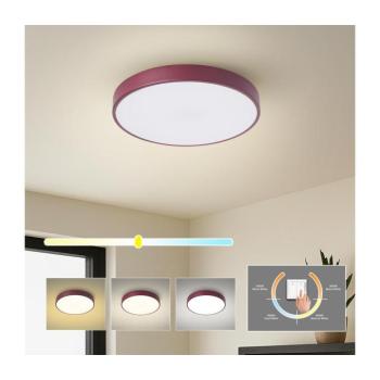 BRILAGI - LED mennyezeti lámpa POOL LED/36W/230V 3000/4000/6000K 30 cm bordó BRI681 kép
