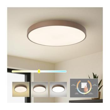 BRILAGI - LED mennyezeti lámpa POOL LED/60W/230V 3000/4000/6000K 60 cm barna BRI708 kép