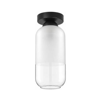 BRILAGI - LED Mennyezeti lámpa RETRO GLASS 1xE27/60W/230V átm. 14 cm fekete/fehér BG3988+NSTK7777 kép