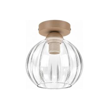 BRILAGI - LED mennyezeti lámpa RETRO GLASS 1xE27/60W/230V átm. 18 cm bézs/átlátszó BG3994+NSTK7485 kép