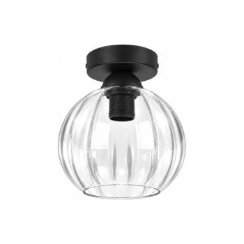 BRILAGI - LED mennyezeti lámpa RETRO GLASS 1xE27/60W/230V átm. 18 cm fekete/átlátszó BG3988+NSTK7485 kép