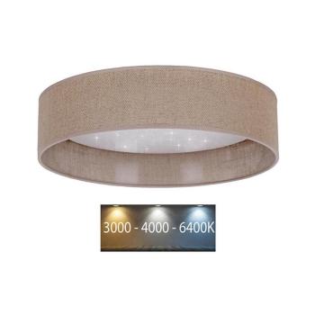 BRILAGI - LED Mennyezeti lámpa VELVET STAR LED/24W/230V á. 40 cm barna kép