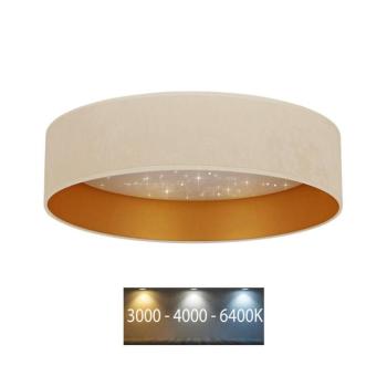 BRILAGI - LED Mennyezeti lámpa VELVET STAR LED/24W/230V á. 40 cm krém/arany kép