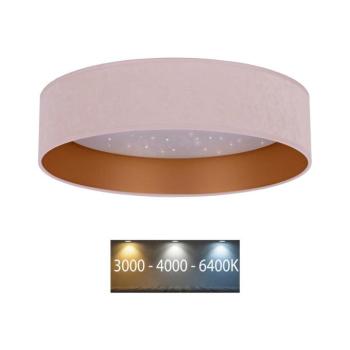 BRILAGI - LED Mennyezeti lámpa VELVET STAR LED/24W/230V á. 40 cm rózsaszín/arany kép