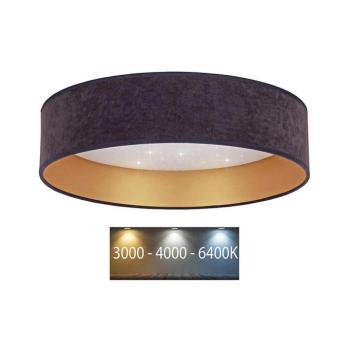 BRILAGI - LED Mennyezeti lámpa VELVET STAR LED/24W/230V á. 40 cm szürke/arany kép