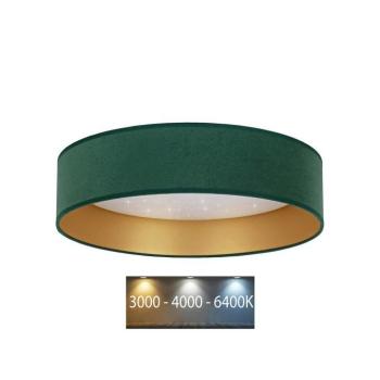 BRILAGI - LED Mennyezeti lámpa VELVET STAR LED/24W/230V á. 40 cm zöld/arany
