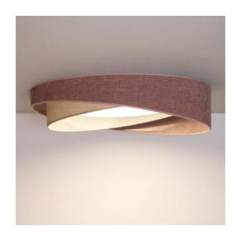 BRILAGI- LED mennyezeti lámpa VELVET TWIST LED/24W/230V 4000K Ø 55 cm rózsaszín/krém. 8590828043874 kép