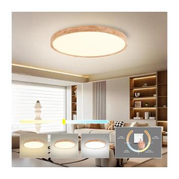 BRILAGI - LED mennyezeti lámpa WOODROUND LED/70W/230V 3000/4000/6000K átm. 80 cm BRI578 kép