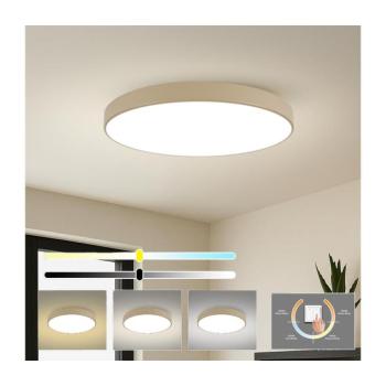 BRILAGI-LED Mennyezeti lámpatest POOL LED/128W/230V 3000/4000/6000K átm. 100 cm bézs BRI566 kép